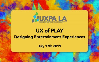 UX of Play: Designing Entertainment Experiences